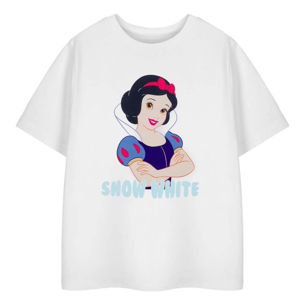 Snow White Girls Short-Sleeved T-Shirt / White